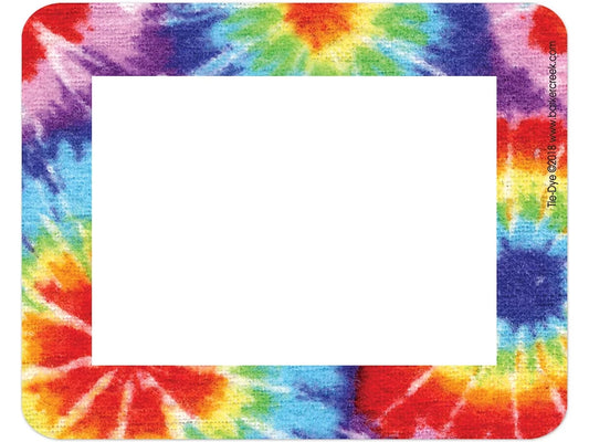 Retro Tie-Dye Name Tags - US 8014