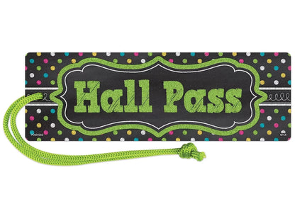Chalkboard Brights Magnetic Student Hall Pass - US 7926