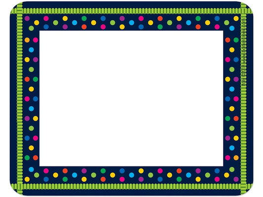 Rainbow Polka Dot Name Tags - US 2117