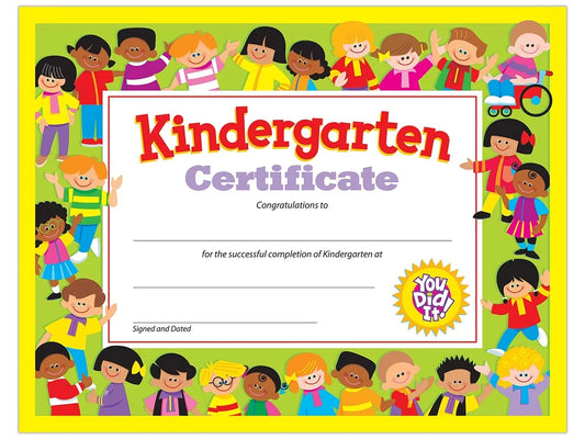 Kindergarten Graduation Certificates - US 9014