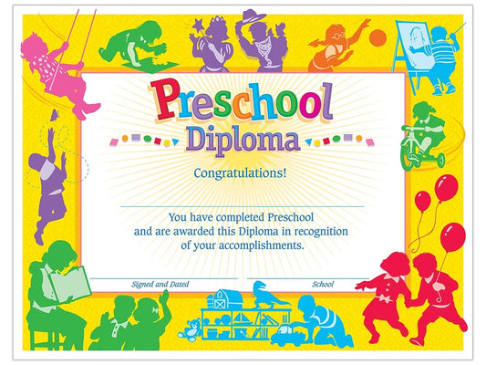Preschool Graduation Certificates - US 8292