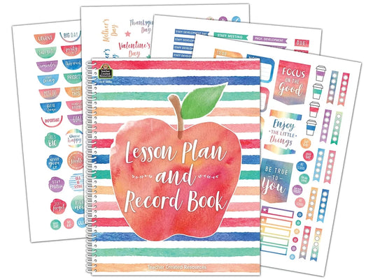 Watercolor Lesson Plan & Record Book - US 8935