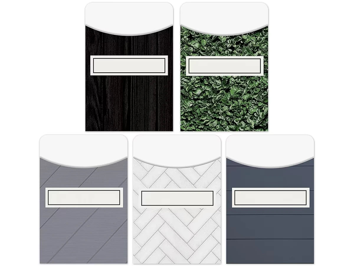 Modern Farmhouse Library Pockets - Variety Pack - US 1549