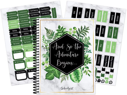 Simply Boho Lesson Plan & Record Book - US 2043