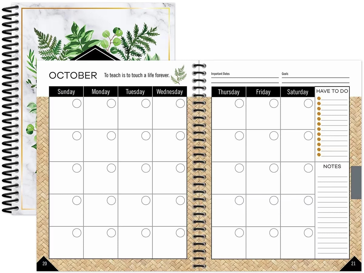 Simply Boho Lesson Plan & Record Book - US 2043