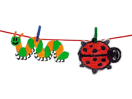 Classroom Art Display Clotheslines - US 7242