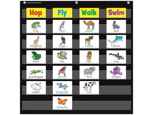 Black Pocket Chart - US 4028