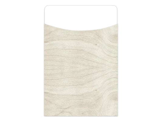Natural Wood Library Pockets - US 8251