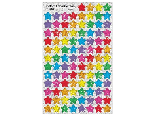 Colorful Sparkle Star Stickers - US 4706