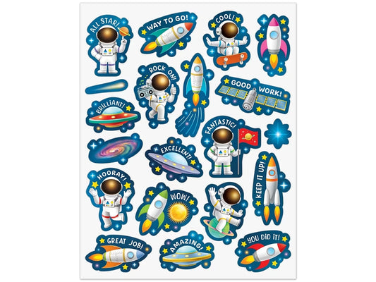 Outer Space Crew Stickers - US 8408