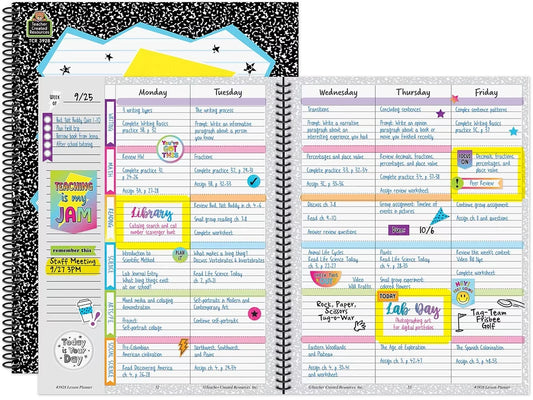 Brights 4Ever Teaching Is My Jam Lesson Plan Book - US 3504