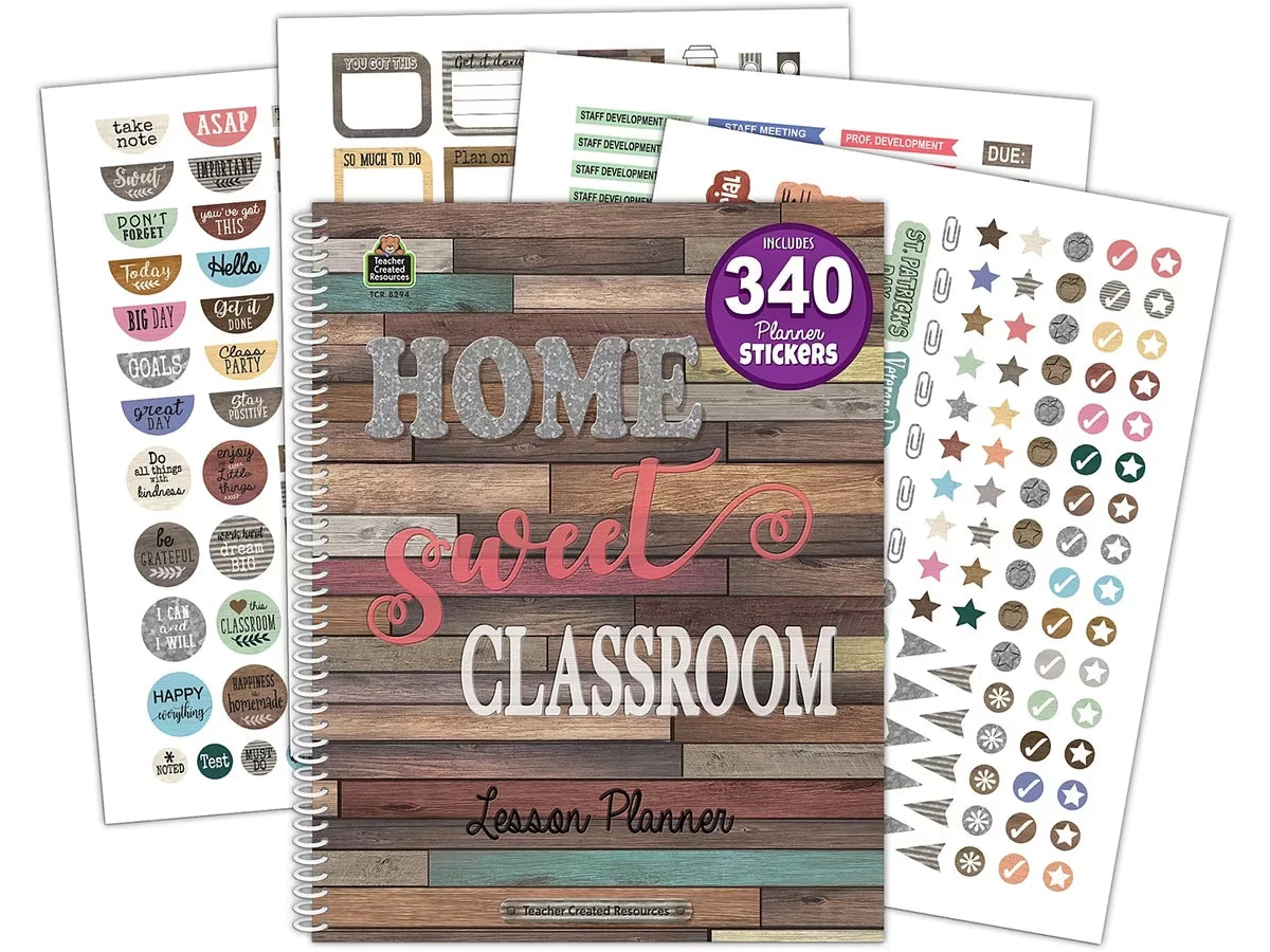Home Sweet Classroom Lesson Plan Book - US 4798