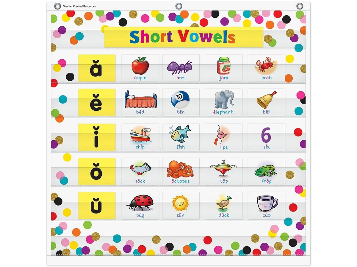Confetti Small Pocket Chart - US 9037