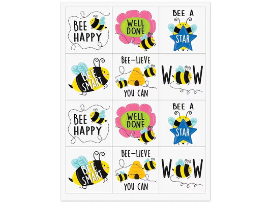 Busy Bees Motivational Stickers - US 6274