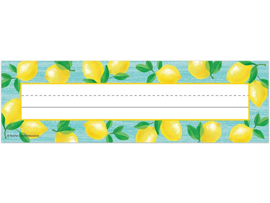 Lemon Zest Nameplates - US 2049
