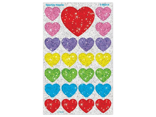 Sparkling Heart Stickers - US 1316