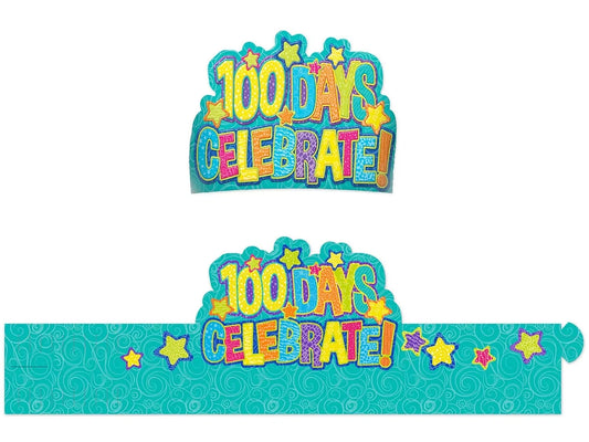 Color My World 100th Day of School Crowns - US 7232