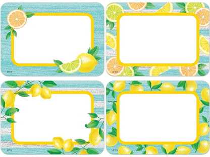 Lemon Zest Name Tags - Variety Pack - US 4434