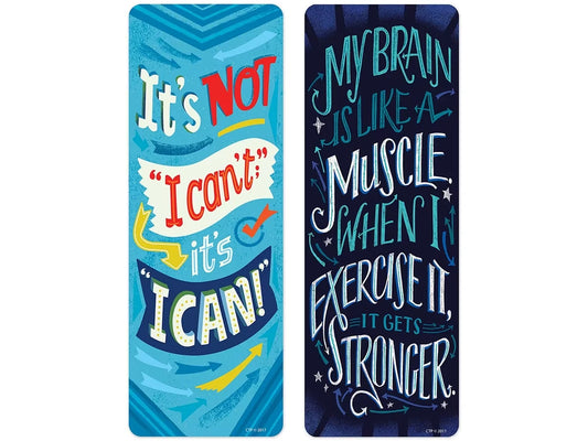 Growth Mindset Bookmarks - US 1250