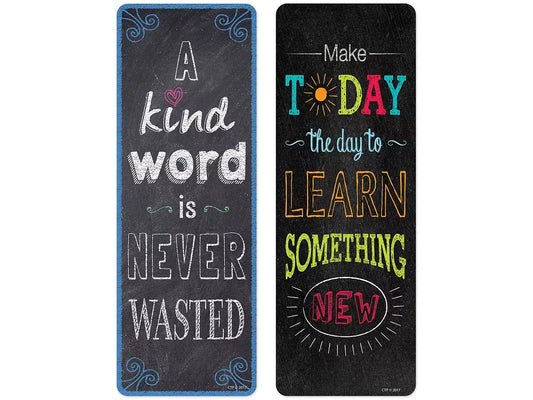 Chalk It Up! Motivational Bookmarks - US 2939