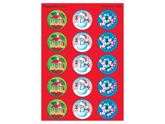 Christmas Peppermint-Scented Stickers - US 9790