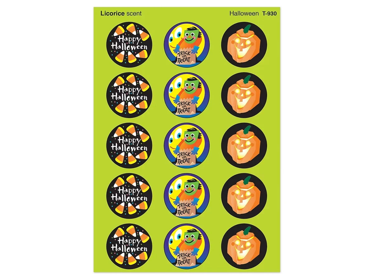 Halloween Licorice-Scented Stickers - US 3585