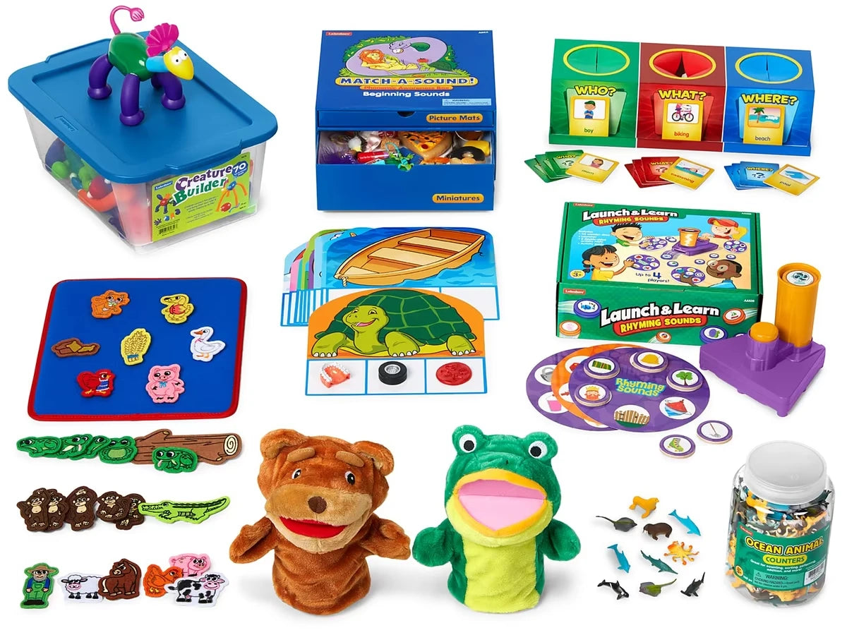 Play to Learn! Oral Language & Phonological Awareness Activities Bundle - US 3311