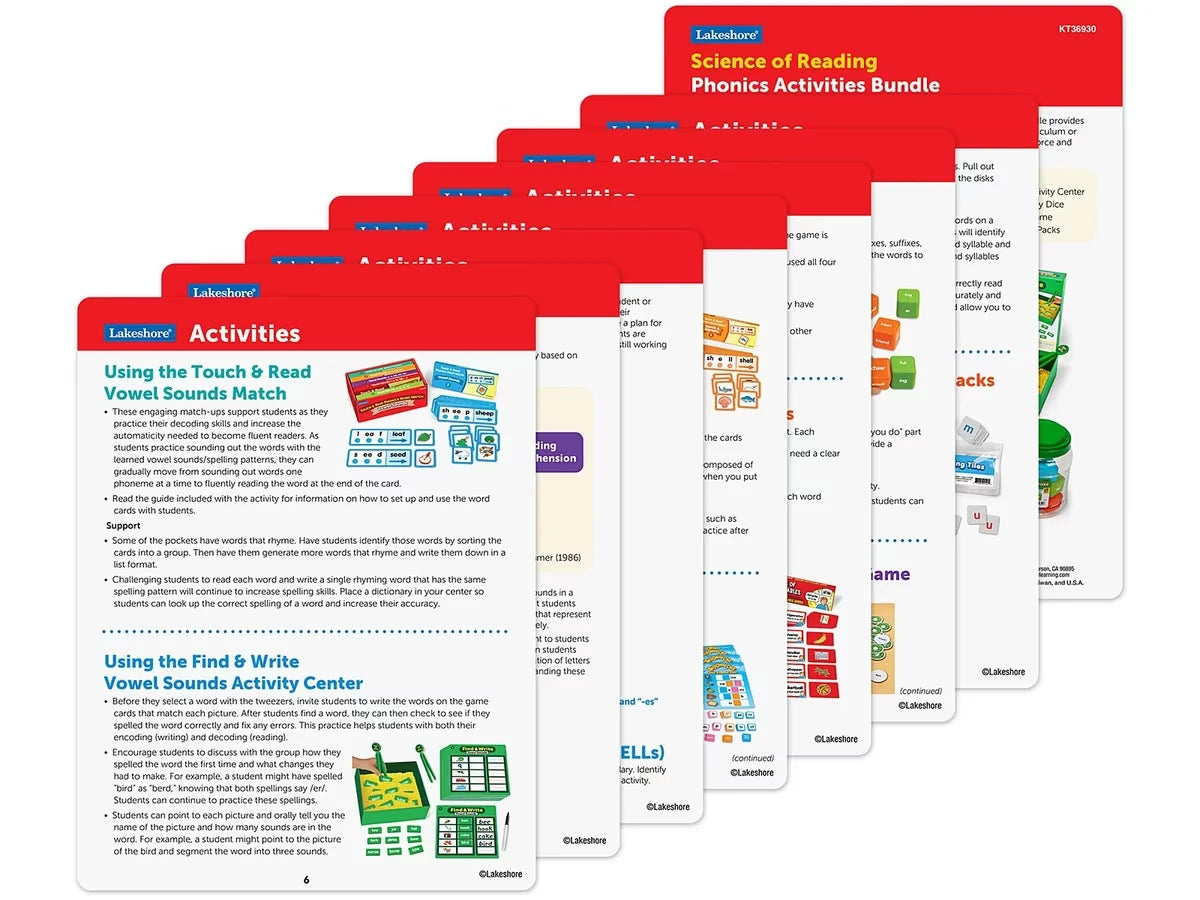 Science of Reading Phonics Activities Bundle - Gr. 2-3 - US 3318