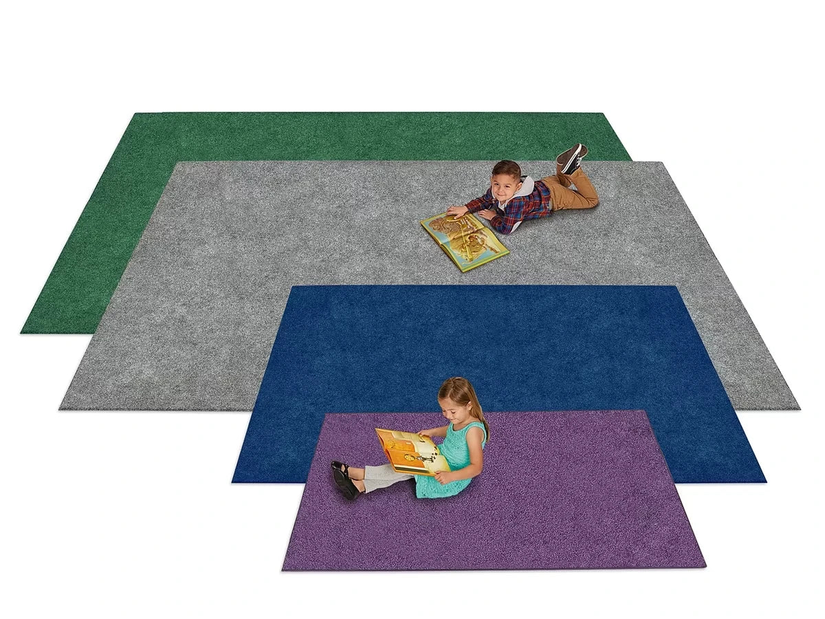 Comfy Rectangular Classroom Carpets - US 5242
