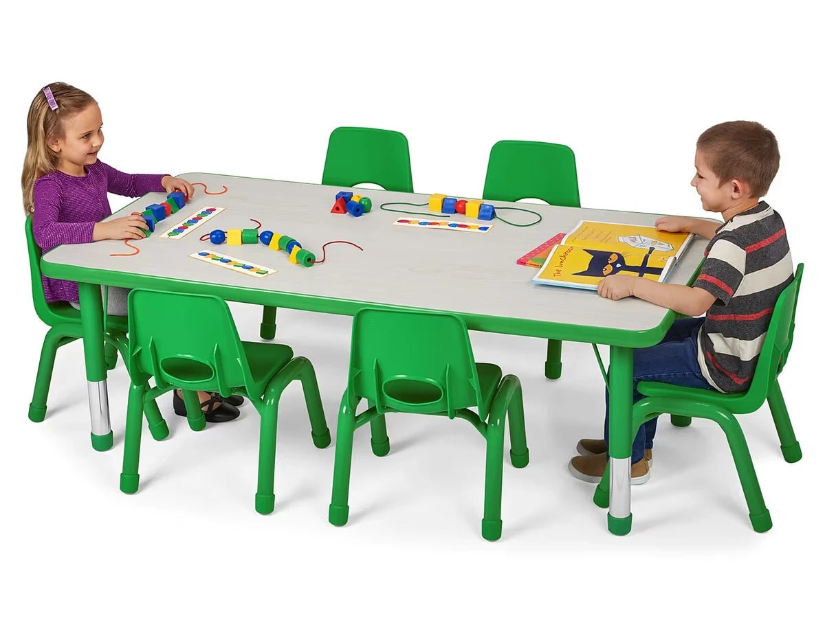 Kids Colors™ Adjustable Rectangular Tables - US 4770