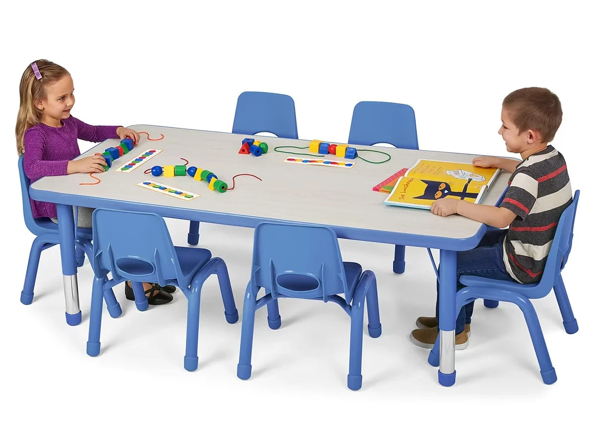 Kids Colors™ Adjustable Rectangular Tables - US 4770