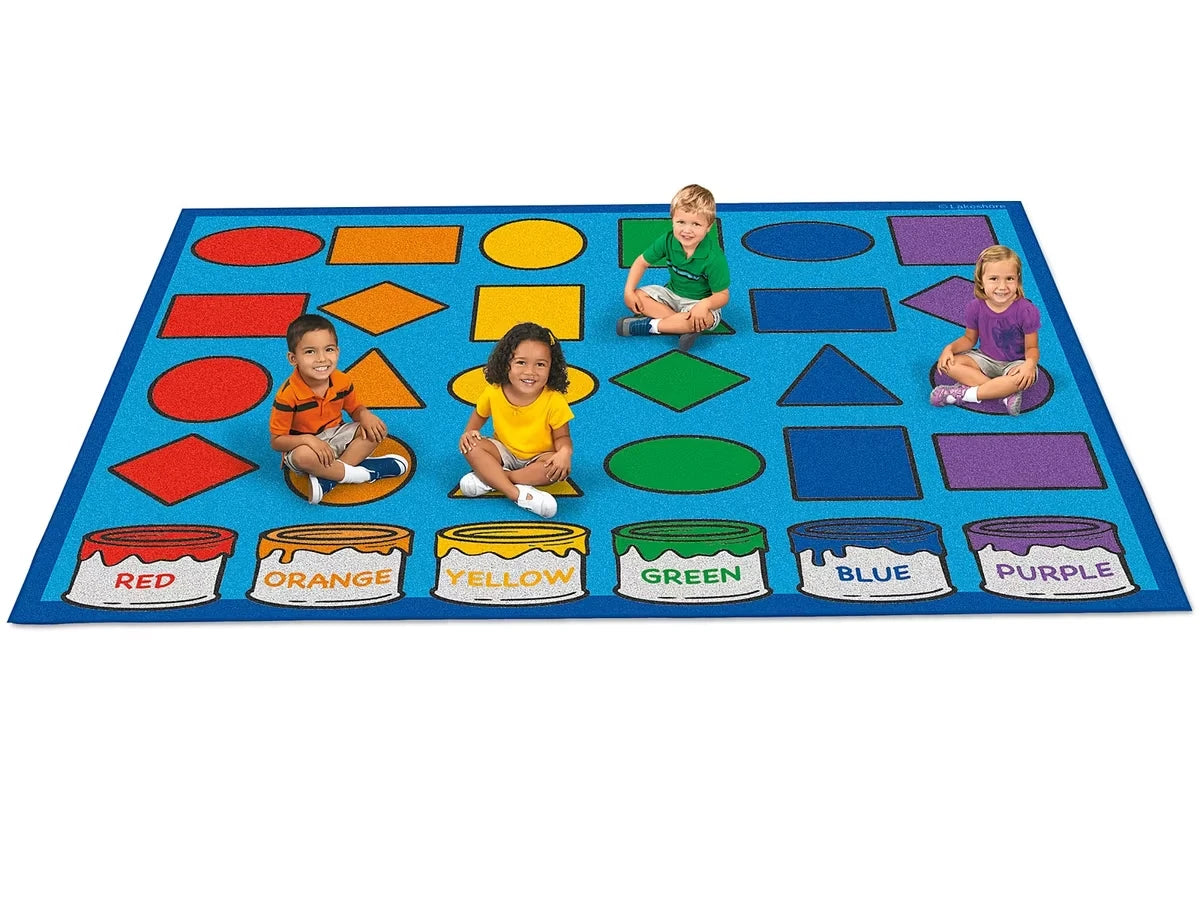 Learning Shapes & Colors Activity Carpets - US 8306
