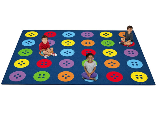 Colorful Buttons Seating Carpets - US 1047