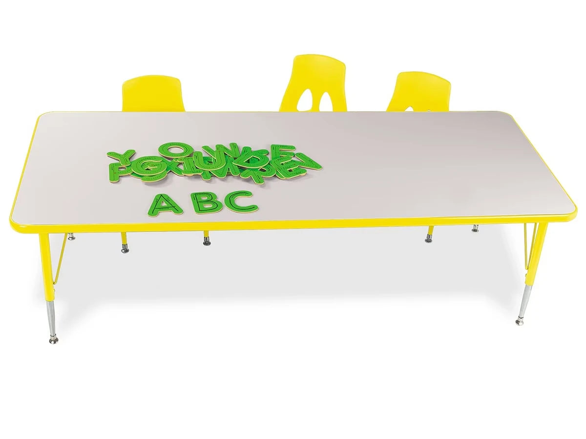 Rainbow Adjustable Rectangular Tables - US 8517