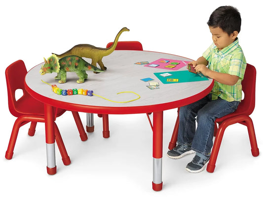 Kids Colors™ Adjustable Round Tables - US 3955