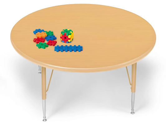 Natural Adjustable Round Tables - US 4713