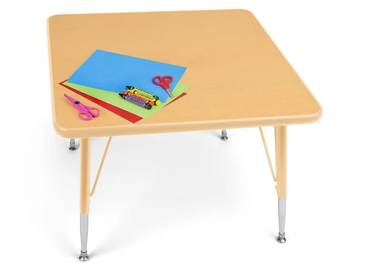 Natural Adjustable Square Tables - US 9493