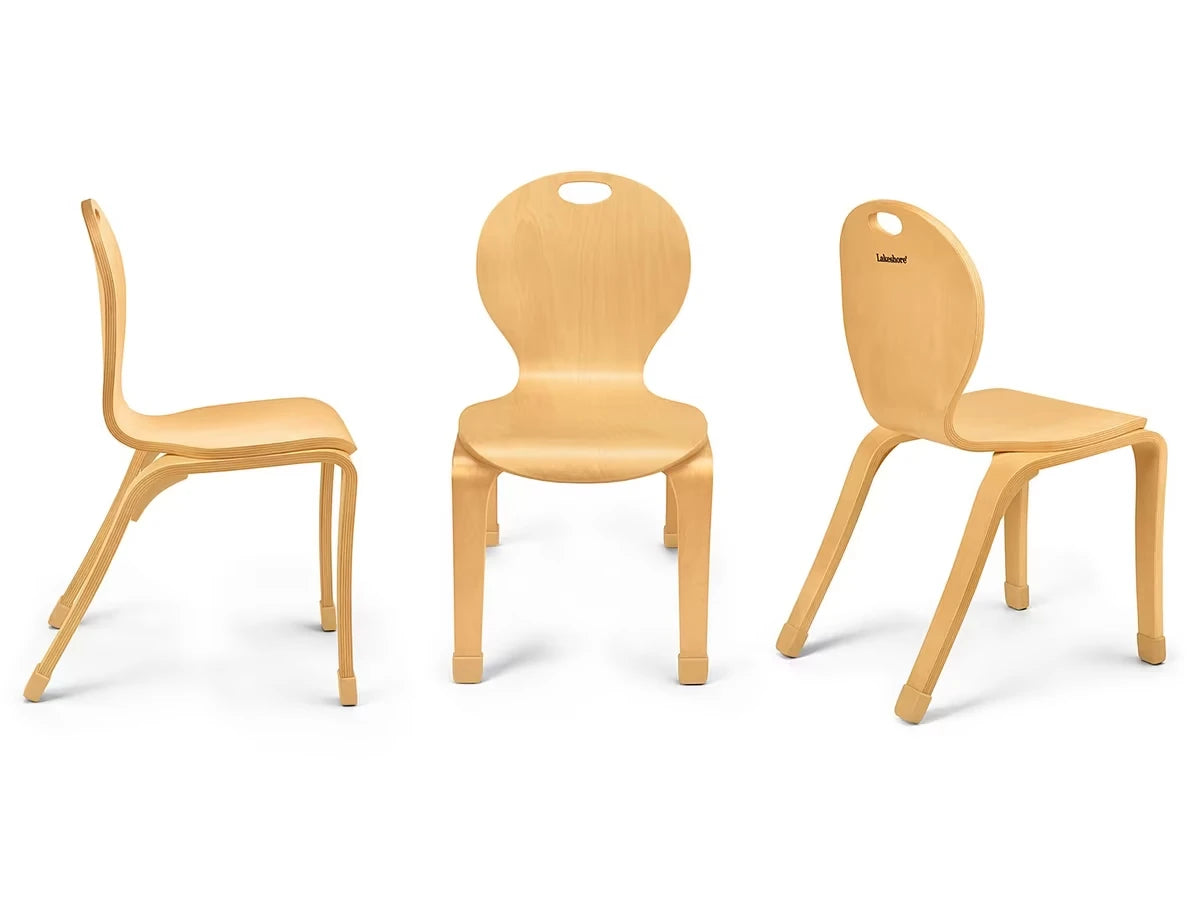 Classic Birch Classroom Stacking Chairs - US 5348