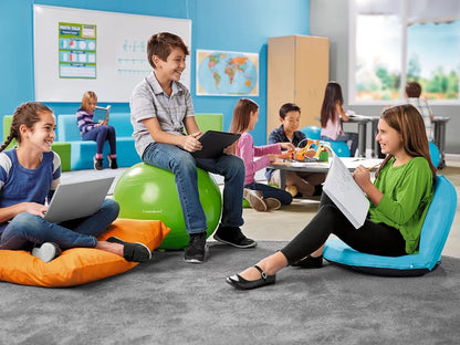 Flex-Space Washable Comfy Floor Seat - Blue at Lakeshore Learning - US 9246