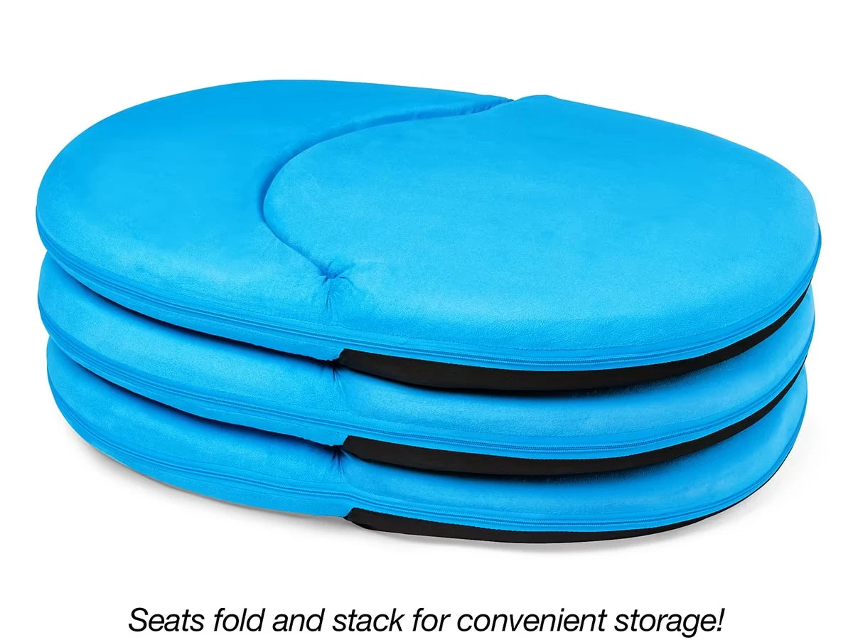 Flex-Space Washable Comfy Floor Seat - Blue at Lakeshore Learning - US 9246