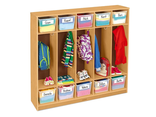 Classic Birch Coat Lockers for 10 - US 7608
