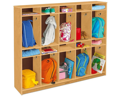 Classic Birch Individual Coat Lockers for 10 - US 2063