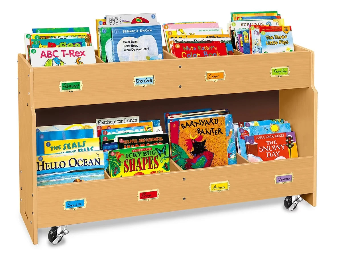 Classic Birch Mobile Book Organizer - US 4038