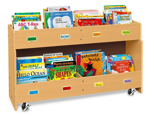 Classic Birch Mobile Book Organizer - US 4038