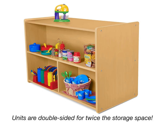 Heavy-Duty Preschool Double-Sided Storage Unit - US 9603
