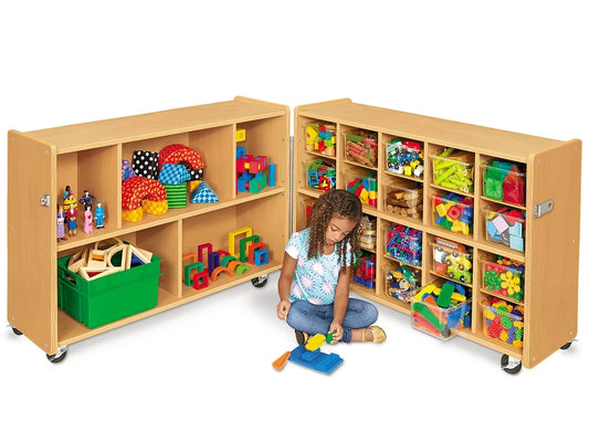 Heavy-Duty Fold & Roll Cubby Unit - US 6745