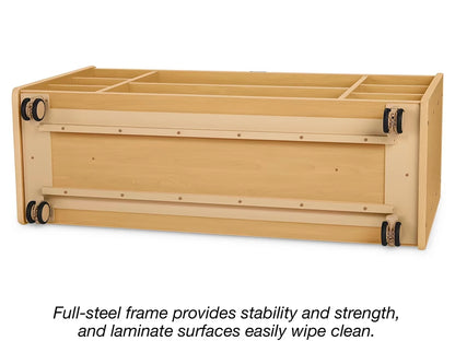 Flex-Space Jr.® Mobile Cubbies & Shelves Storage Unit - US 9722