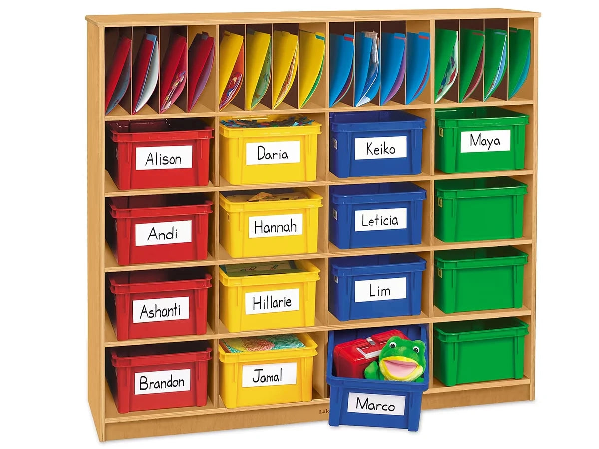 Classic Birch Classroom Communication & Storage Center - US 3875