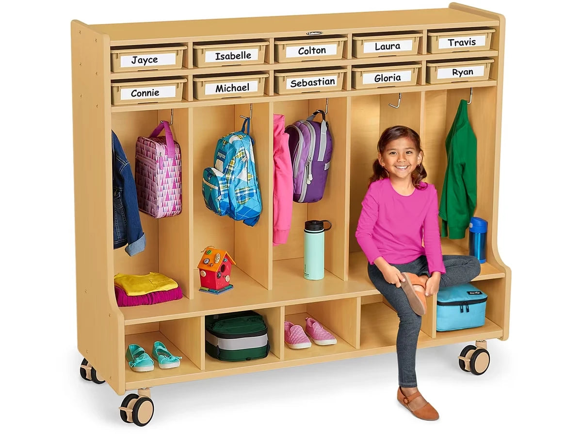 Flex-Space Jr.® Mobile Coat Lockers for 10 - US 7758