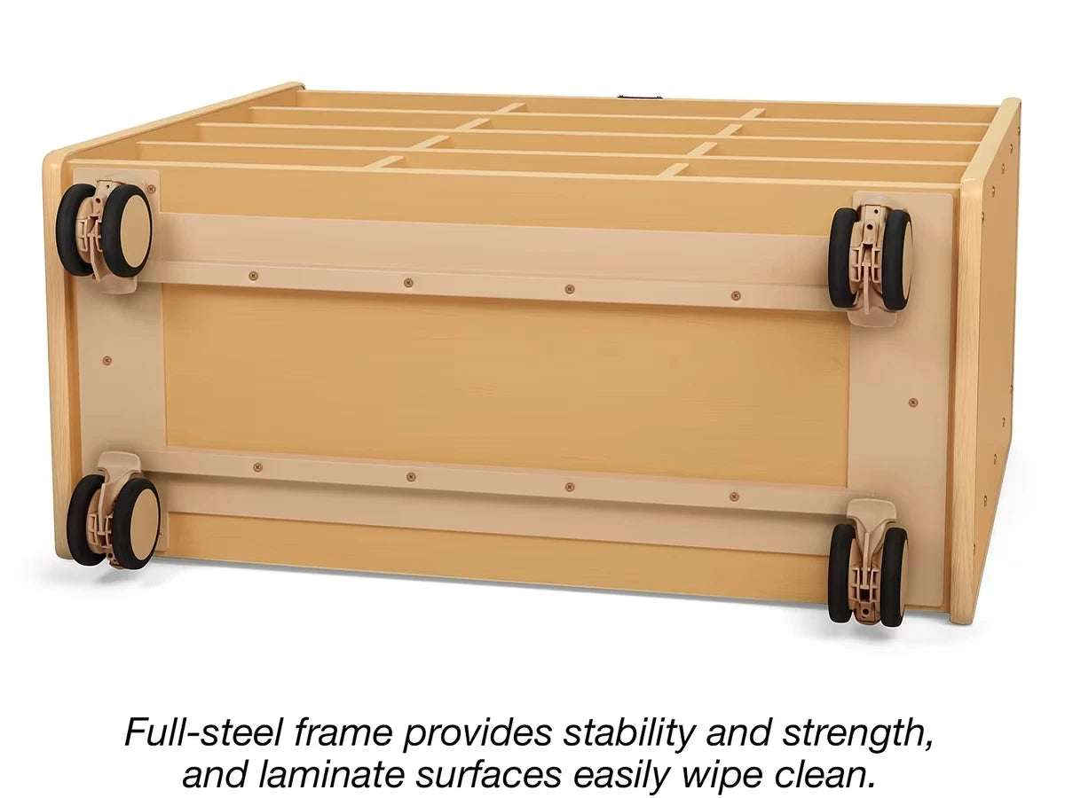Flex-Space Jr.® Mobile Big Bin Storage Unit - US 6835